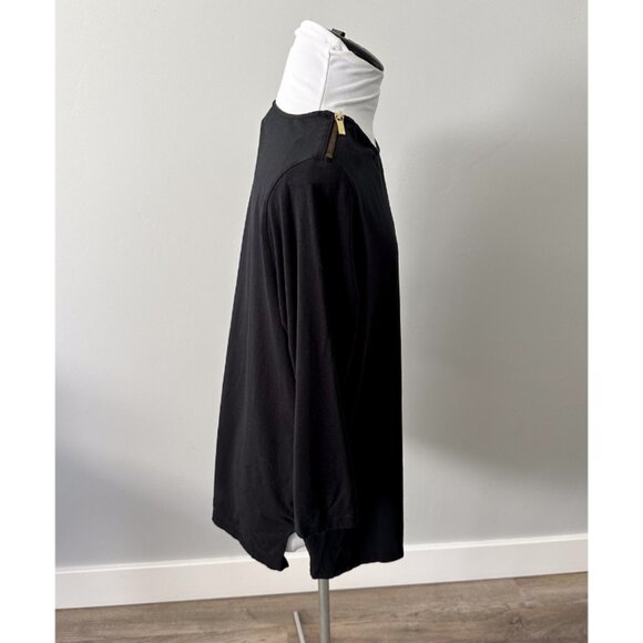 Michael Kors Gold Shoulder Zipper Top - Picture 7 of 11